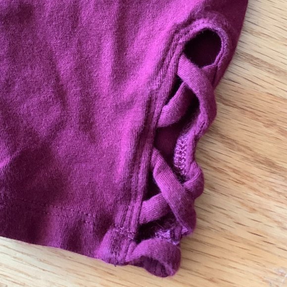 Girls Maroon Old Navy Leggings Size 8 (M) - Picture 4 of 4